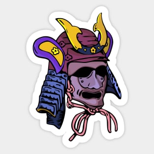 Kabuto Japanese Warrior Helmet Retro Sticker